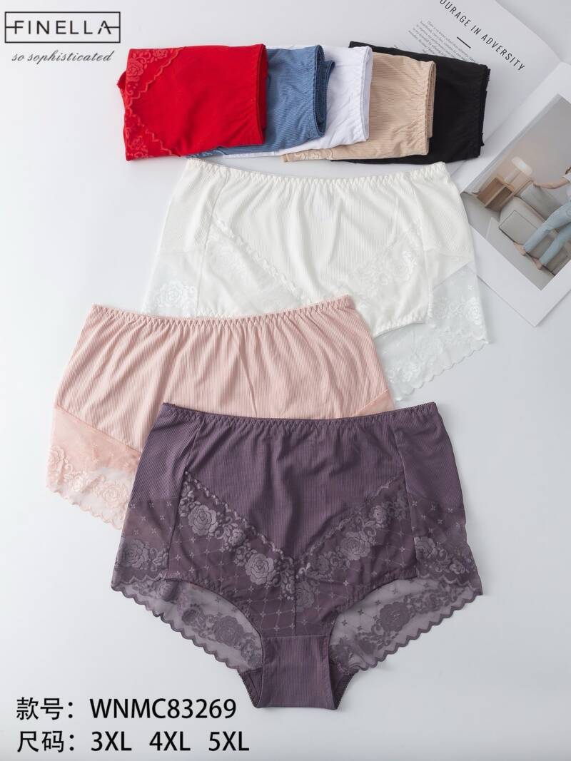 Majtki damskie Roz 3XL-5XL, Mix kolor Paczka 24 szt